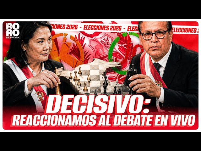 ¡SE DEFINE TODO! KEIKO VS ROBERTO SÁNCHEZ 🔥 | DEBATE PRESIDENCIAL EN VIVO 🔴