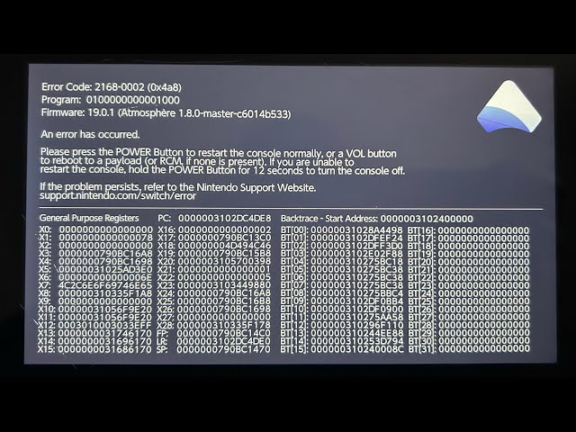 How To Fix Nintendo Switch Error Code: 2168-0002