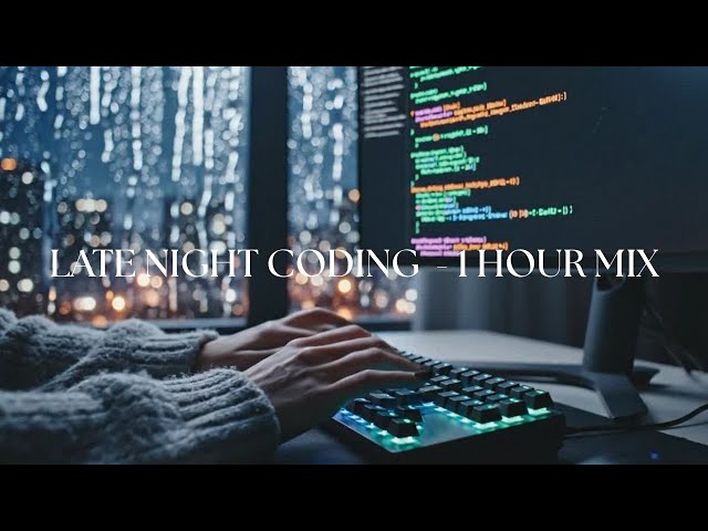 Late Night Coding 🌧️ Rain Sounds & Lo-Fi Beats for Focus [NeonSyntax]