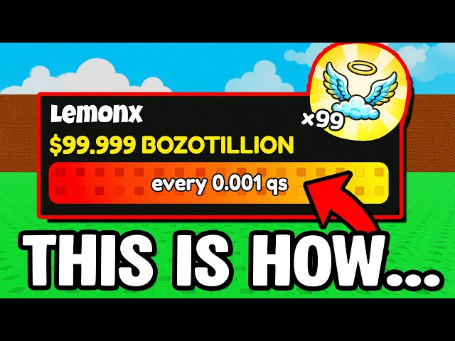 I FOUND HOW TO ASCEND AT *RECORD SPEEDS* in SELL LEMONS...