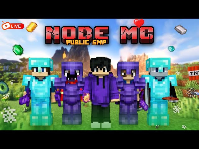 🌍 Public SMP is LIVE! | Java & Bedrock Crossplay | Join Now!