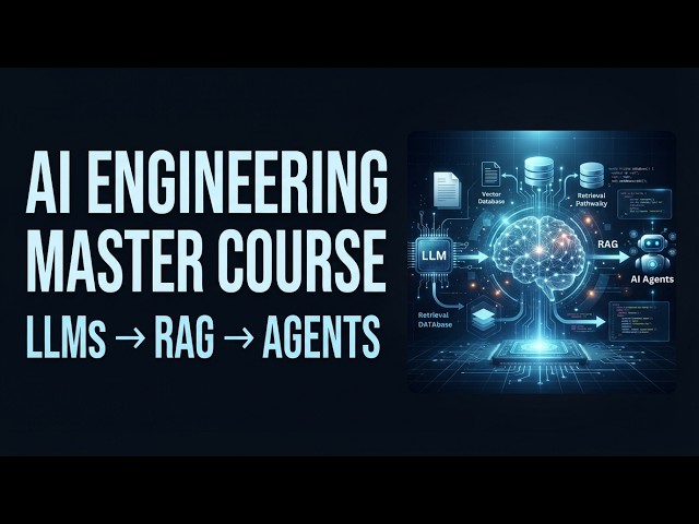 AI Engineering Full Course for Beginners | LLMs, RAG, LangChain, Agents & GenAI