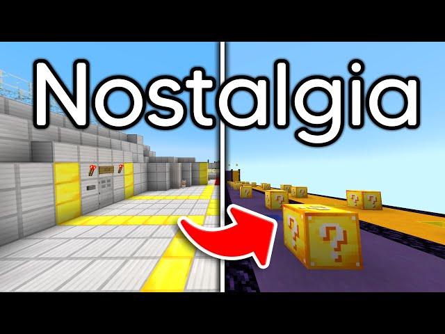 Visiting YouTubers' Nostalgically Old Minecraft Worlds