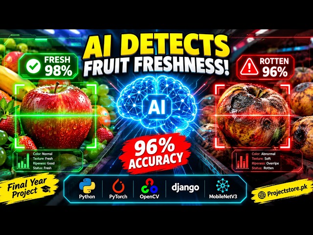 AI Fruit Freshness & Condition Prediction System CNN + MobileNetV3 | Final Year Project