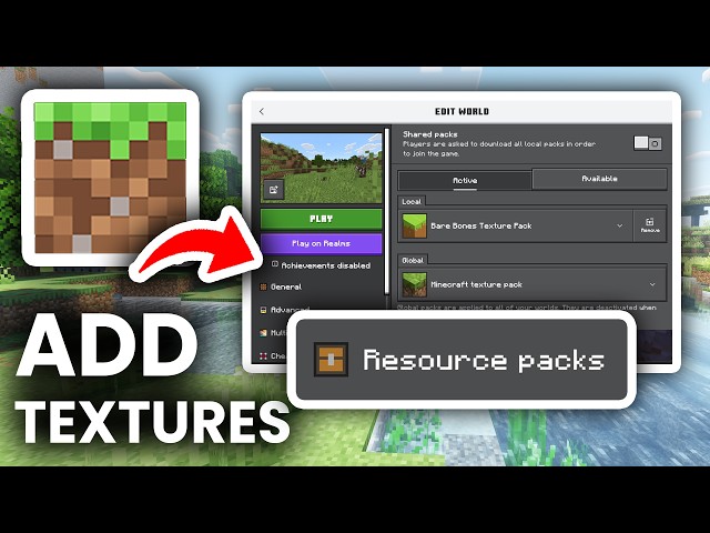 How To Download Texture Packs For Minecraft Bedrock - Full Guide