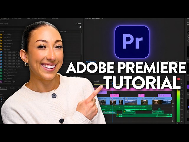 Full Adobe Premiere Pro Tutorial (how to edit YouTube videos)
