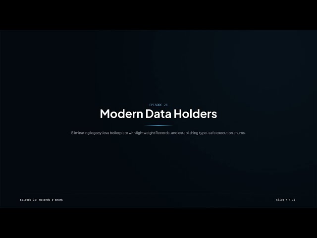 Episode 16 : Java AND Code Modern Java and Advanced OOPs