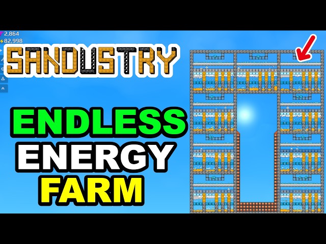 Best Factory to Create Infinite Energy | Sandustry (Early Access)