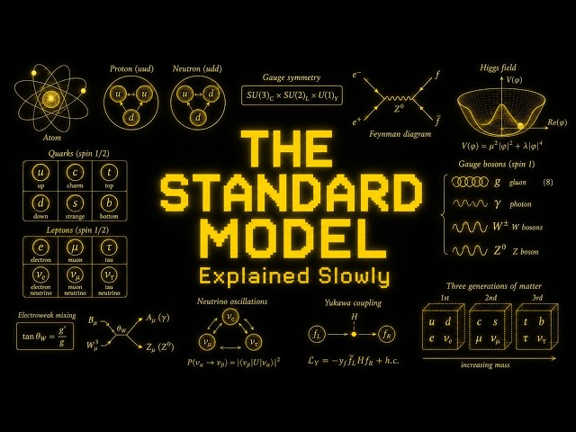 Every Confusing Thing About The Standard Model Explained Slowly (For Sleep)