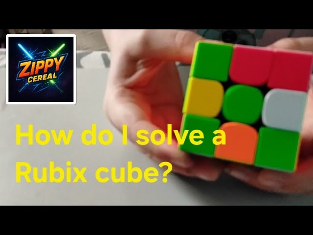 How to solve a 3x3 Cube in easy steps for kids