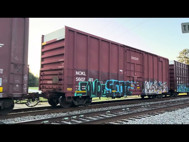 CSX 5473 Leads CSX L640-16 NB Local Train Thru Java SC