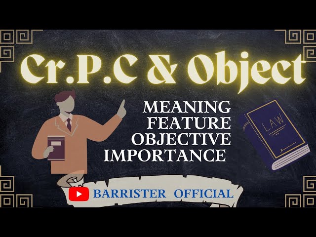 Cr.P.C and its Object || CrPC || crpc || notes #crpc1973 #crpc #objective #1973