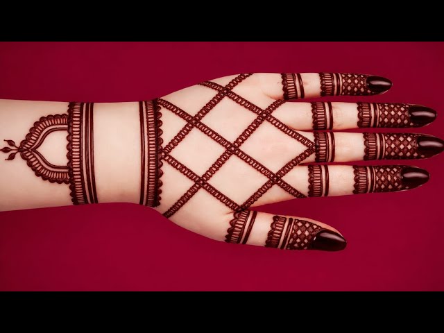 Very Simple ईद मेहंदी Design for  hand| Shayara Best Mehndi| New Eid mehndi design 2026|Eid mahdi