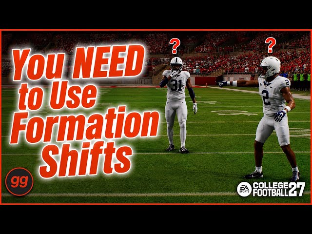 The Ultimate Formation Shift Tutorial in College Football 27
