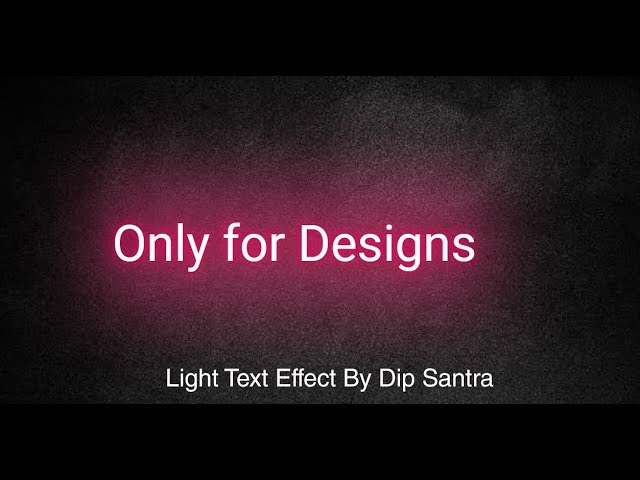 css Light Text Effects // css Neon Light Text Effects // css Tutorials