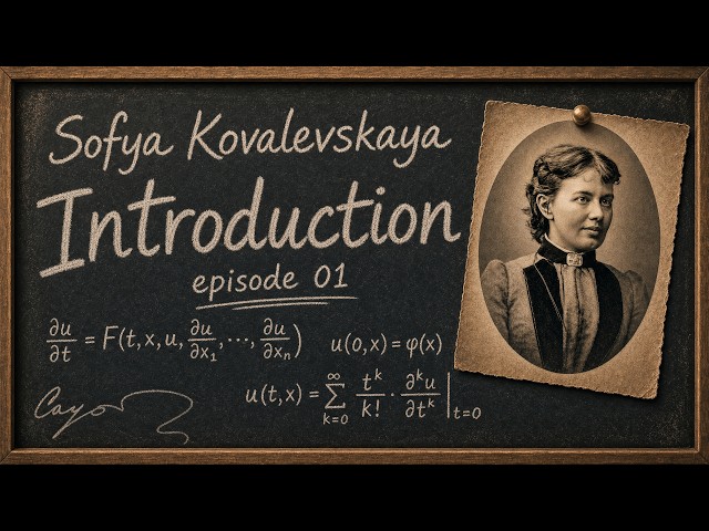 Sofya Kovalevskaya: Intro (new project, hurrah!)