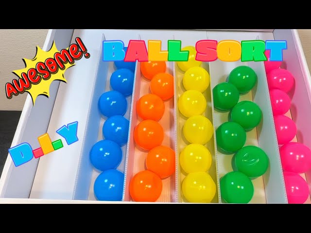 Oddly- Satisfying D.I.Y Sort Ball Master Game Toys