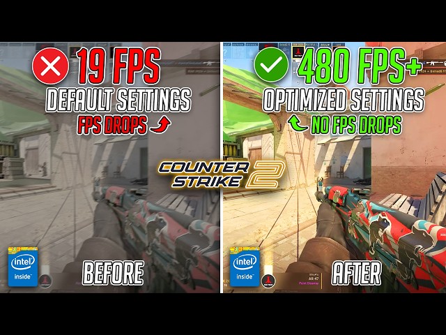Counter Strike 2 - Fix FPS Drops, Stutters & Lags with These BEST SETTINGS on ANY PC📈