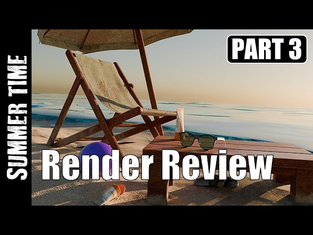 BLENDER CHALLENGE: SUMMER TIME FINAL RENDERS (PART 3)
