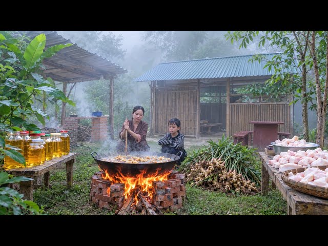How to cook pork fat with ginger so that it can be preserved for many years without spoiling.