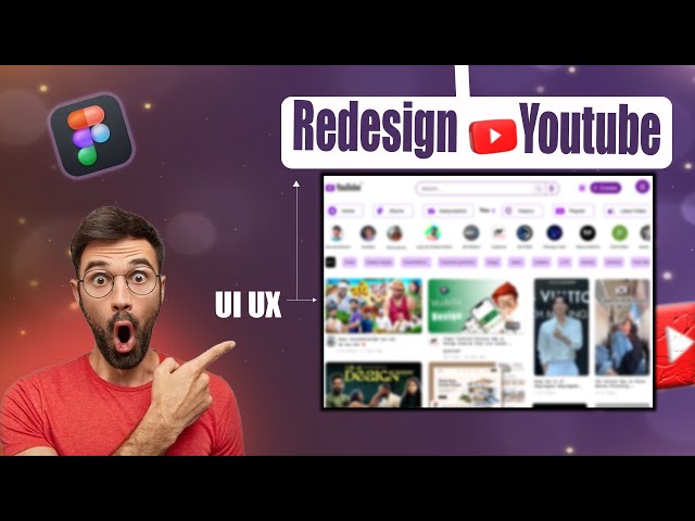 Redesign YouTube in Figma | UI/UX Design Tutorial #grptrend #figmadesign #figma #uiuxdesign