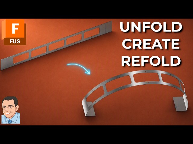 How to Create Features on Curved Sheet Metal in Fusion 360