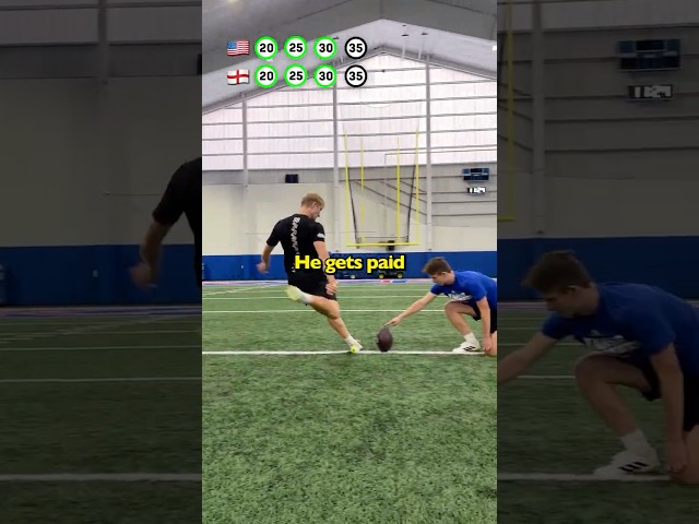 Amateur Footballer ⚽ vs College Kicker 🏈