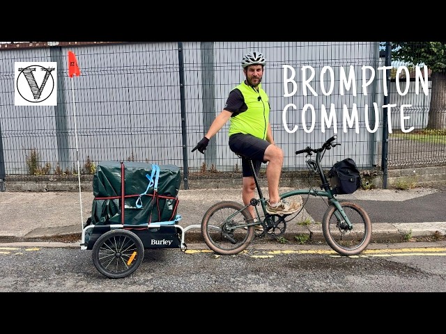 Commuting on my BROMPTON G LINE 💚