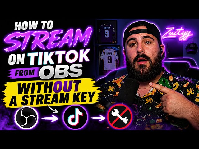 How to stream on TikTok from OBS withOUT a stream key