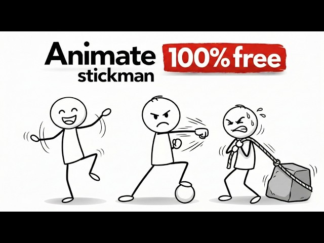How to Create Stickman Animation with AI 100% FREE