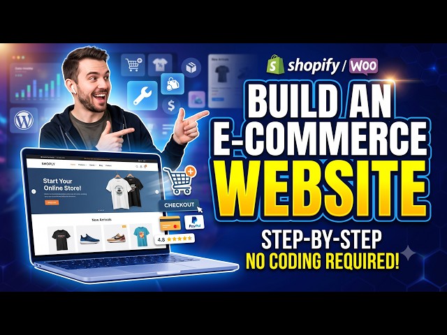 🚀 Build a Complete E-Commerce Website from Scratch | Full Tutorial (2026)