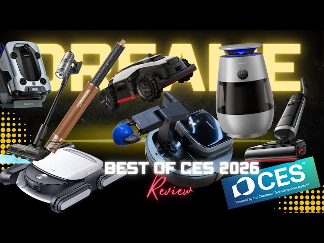 DREAME CES 2026: The Future of Robot Vacuums, Floor Cleaners & Smart Home Tech