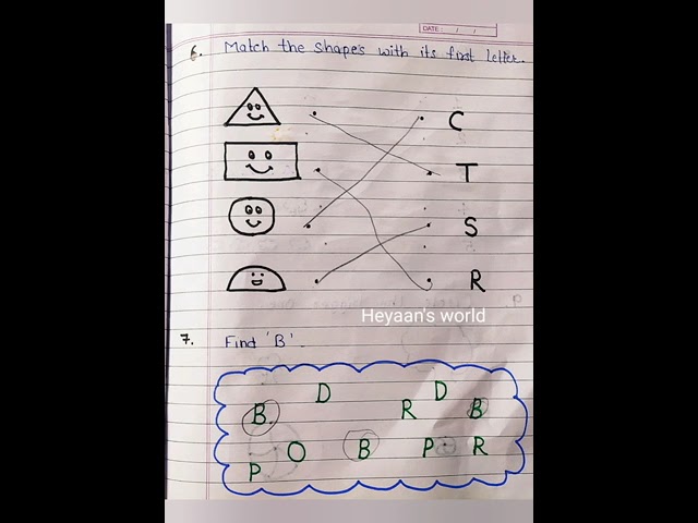 English worksheets for 3-4 years old#worksheetsforkids#diyworksheets
