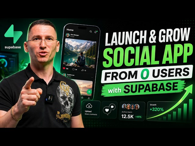 How I’d Launch & Grow a Social Media App From 0 Users With Supabase