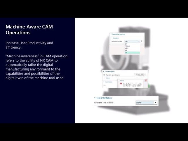 Machine Powered Programming in NX CAM - Machine-Aware CAM Operations