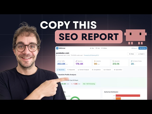 Claude Code Built This SEO REPORT in 2 HRS (COPY IT OR GET INSPIRED)