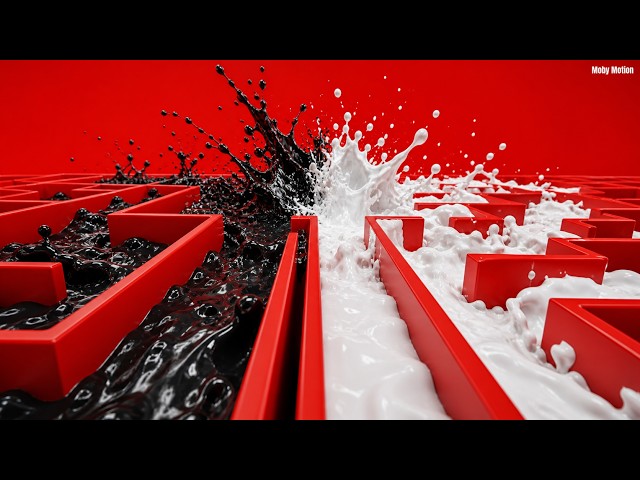 Fluid Battle In A Maze?