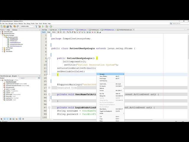 Virtual Programming Final Project - Patient Reservation System Demo