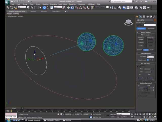 Basics of constraints in 3ds max part 1: Look at constraint