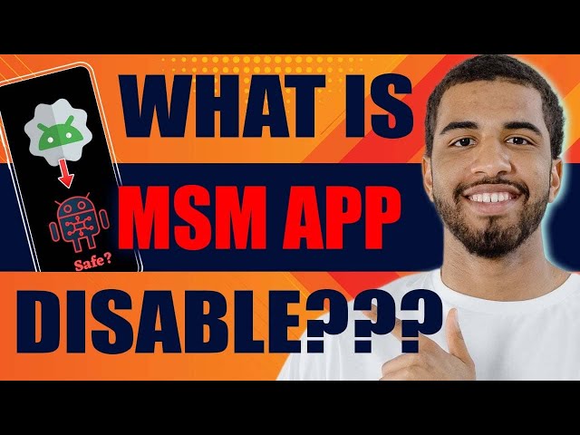What is Mobile Services Manager App | Can You Disable? (2026)
