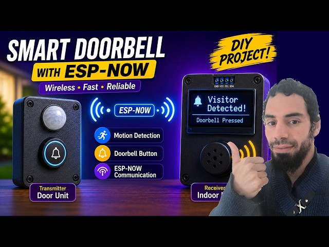 Amazing ESP32 Project: Wireless Smart Doorbell with OLED Display