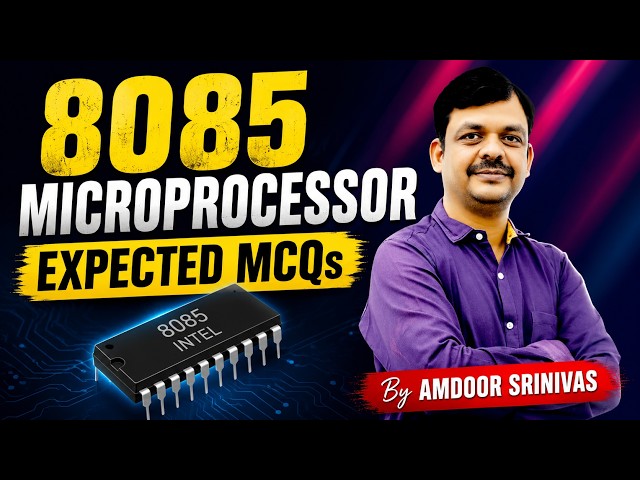 8085 Microprocessor - MCQs from Architecture - Amdoor Educational Academy,