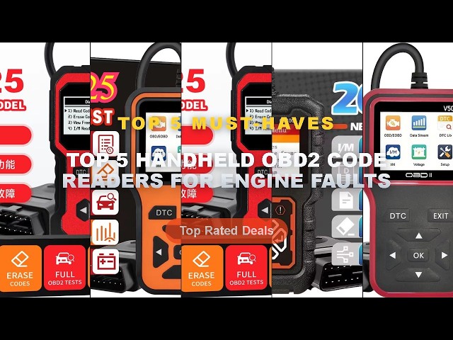 Best Top 5 Handheld OBD2 Code Readers For Engine Faults on AliExpress | Review - Car OBD2 Scanner Di