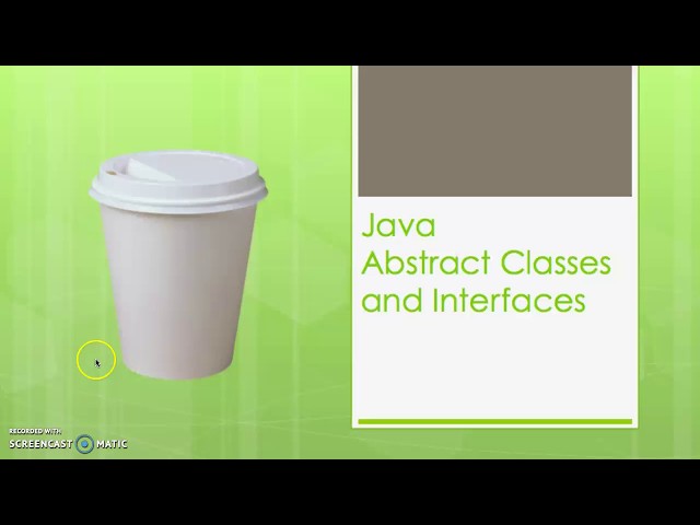 CISC190: Abstract Classes and Interfaces