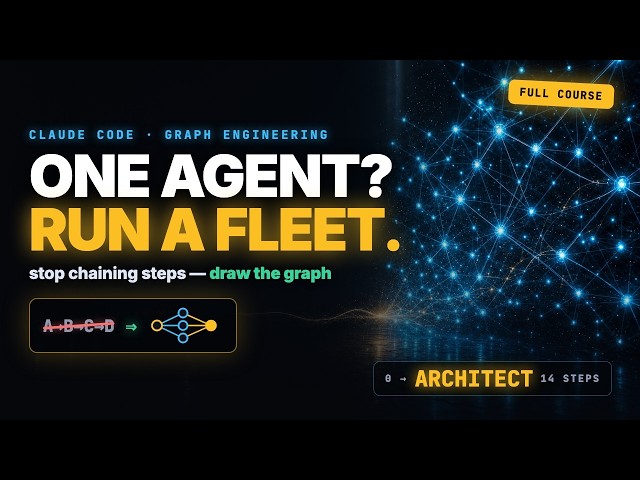 Graph Engineering with Claude Code: 14 Steps From 0 to Graph Architect (Full Course)