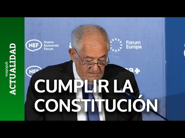 Conde-Pumpido demands that parties "comply" with the Constitution
