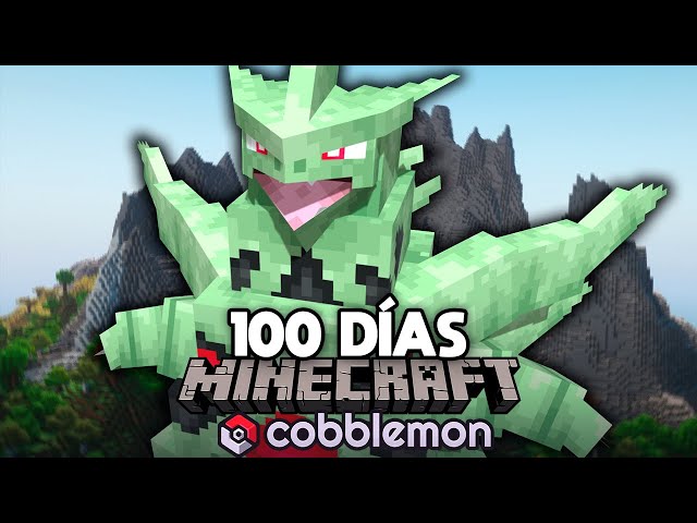 Sobreviví 100 DÍAS en Minecraft POKÉMON (Cobblemon)