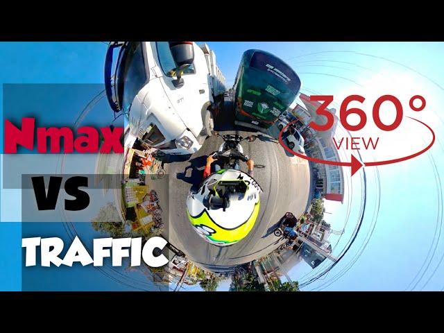 NMAX vs TRAFFIC | GOPRO MAX 360 view