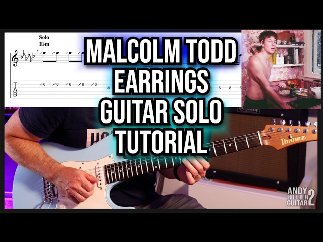 Malcolm Todd - Earrings Guitar Solo Tutorial Lesson 67