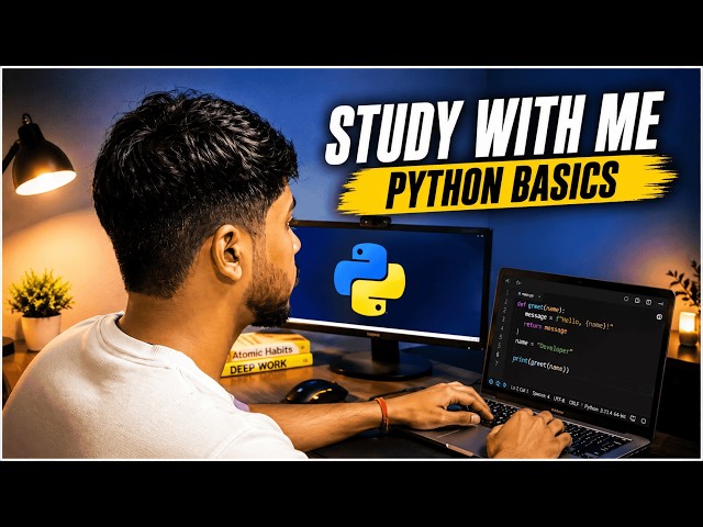 Study With Me | 1 HOURS | MRIDUL
